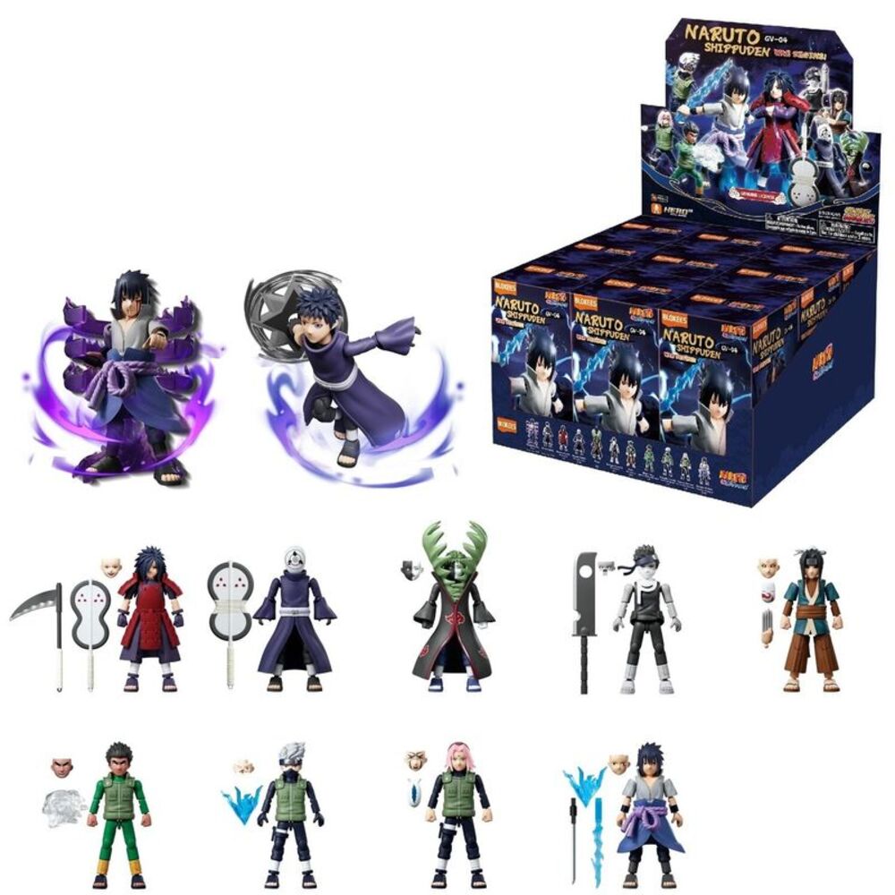 Blokees - Naruto Shippuden - Galaxy Version - 04: War Begins 9CT Model Kit PDQ